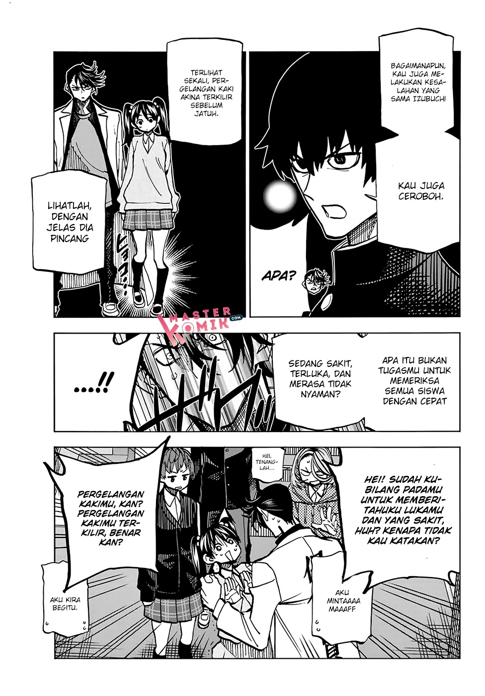 The Story Between a Dumb Prefect and a High School Girl with an Inappropriate Skirt Length chapter 4